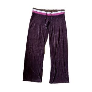 Juicy Couture Purple Joggers with Pink Accent